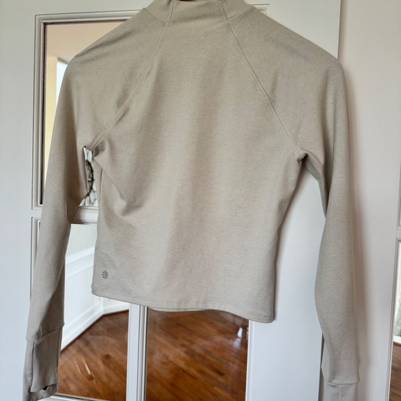 Athleta Softluxe Top, Bone Heather, SMALL - Picture 5 of 5